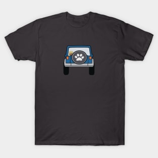 Dog in Blue Wrangler T-Shirt